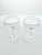 American 1970s Lenox “Moonspun” Pair of Coupe Champagne Glasses For Sale - Image 3 of 6