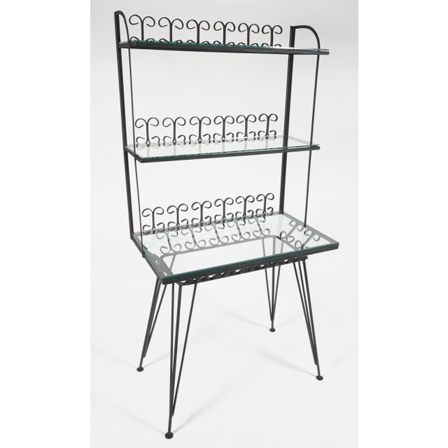 Mid 20th Century Mid Century Modern Ribbon Étagère/ Server by Maurizio Tempestini for Salterini For Sale - Image 5 of 10