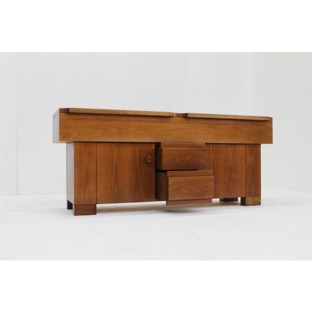 Wood Vintage Italian Torbecchia Sideboard by Giovanni Michelucci for Poltronova, 1960 For Sale - Image 7 of 13