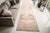 Vintage Pale Orange and Beige Runner Rug, in Flawless conditions. Designed 1960 to 1969