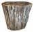 Andrianna Shamaris Ancient Petrified Wood Side Table For Sale