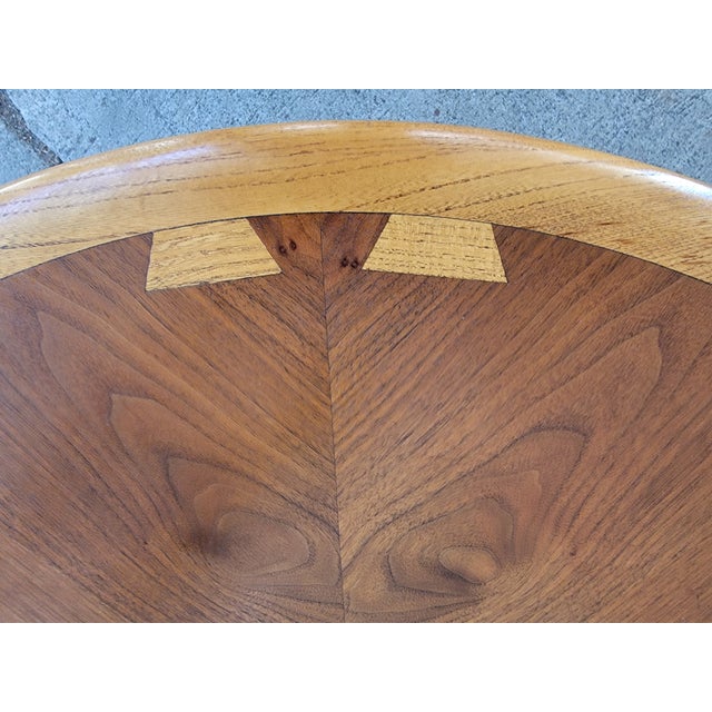 Brown Lane Acclaim Round Coffee Table With Dovetail Detail For Sale - Image 8 of 11