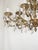 Offered for your consideration is an Antique Opulent Brass Cut Lead Crystal Chandeliers 30 wide ~ Pair Available. The...