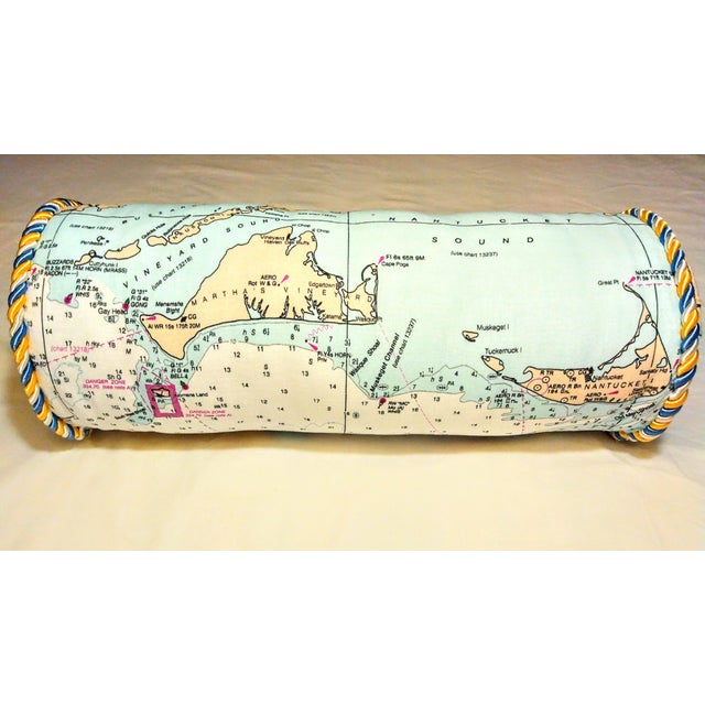 Cape Cod & Islands Nautical Marine Large Bolster Chairish
