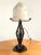 Art Deco French Thick Molded Glass Table Lamp, 1950s For Sale - Image 14 of 16