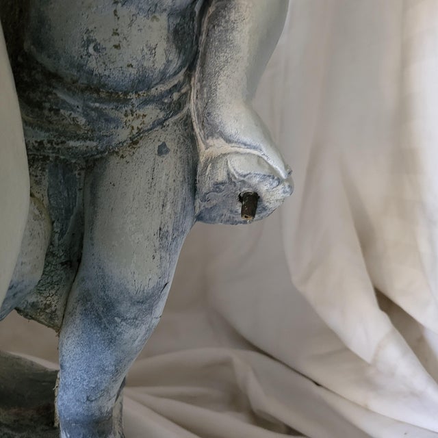 1990s Henri Studio Concrete Sculpture Statue Trio of Cherubs For Sale - Image 11 of 18
