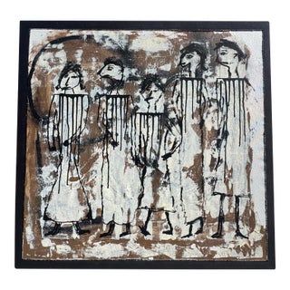 Jude Kirby Original Acrylic/Mixed Media Abstract Painting For Sale