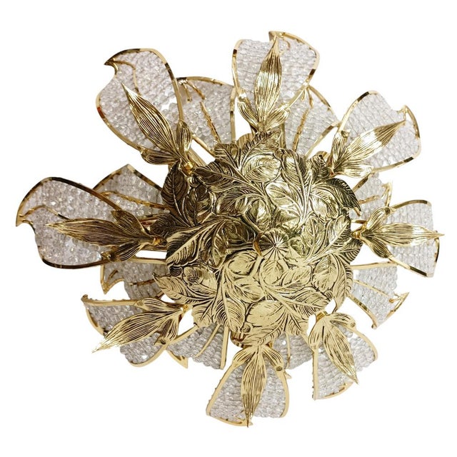 Metal Modernist Golden Lamp, 1990s For Sale - Image 7 of 9