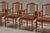 Brown Italian Faux Bamboo Armchairs, 1970s, Set of 4 For Sale - Image 8 of 16