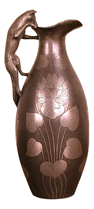 Swedish Pewter Pitcher by Schreuder & Olsson Stockholm, 1908