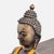 Vintage Bronze Sitting Buddha Sculpture With Yellow Bead Necklace For Sale In San Francisco - Image 6 of 8