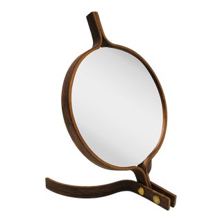 Small Adjustable Rosewood Mirror by Jørgen Gammelgaard For Sale