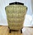 Wood Set of Vintage Louis XV Bergere Style Chairs With Carved Walnut Frames & Brocade Upholstery. For Sale - Image 7 of 14