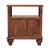 Transitional Roasted Almond Mango Wood Bedside Table With Open Shelf For Sale - Image 3 of 8