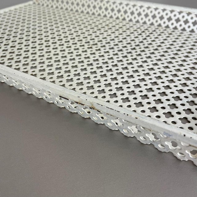 Mathieu Matégot Modernist French Metal Rigituelle Tray from Mathieu Matégot, 1950s For Sale - Image 4 of 18