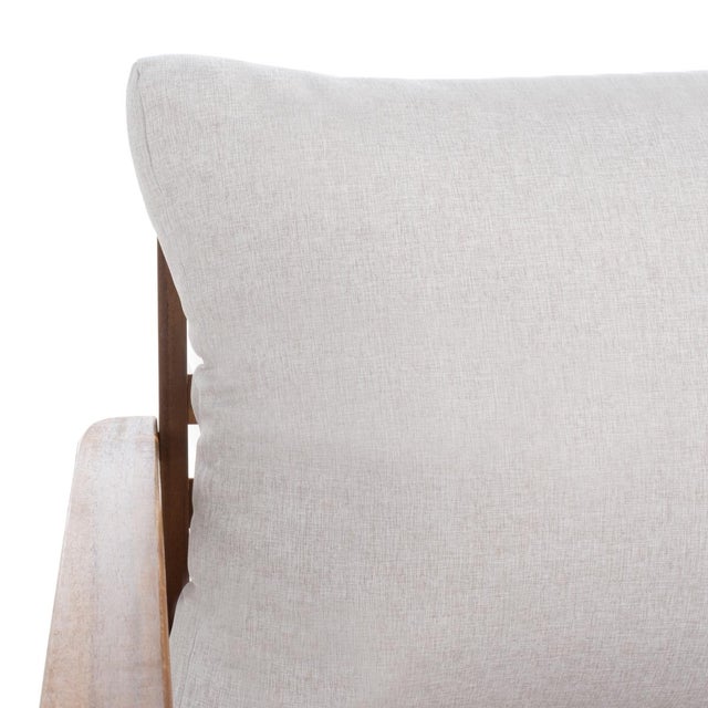 Spritely Home Castalia 4-Piece Outdoor Living Set, Natural/Light Grey For Sale - Image 4 of 7