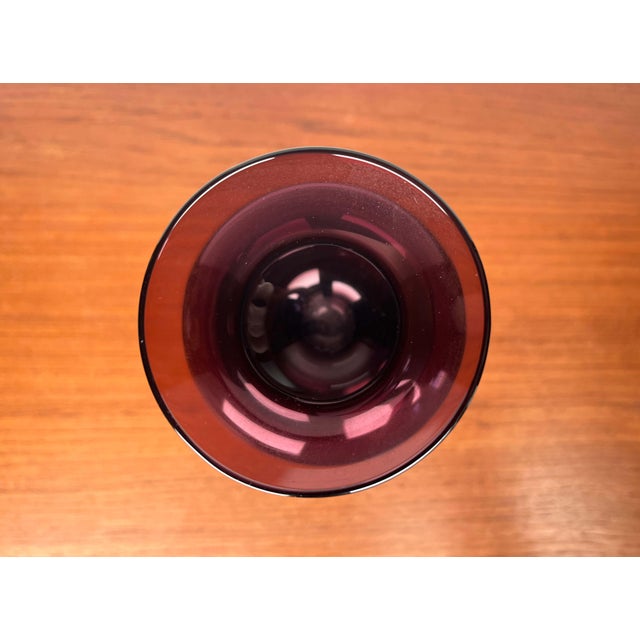 Mid-Century Modern Glass Vase by Hugo Gehlin for Gullaskruf Glasbruk, Sweden, 1950s For Sale - Image 10 of 14