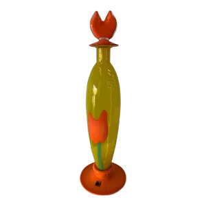 Carlo Moretti Tulip Murano Decanter