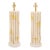 1960s Mid-Century Modern Ceramic Bamboo Motif Lamps - a Pair For Sale