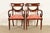 Baker Furniture Style English Regency Carved Mahogany Armchairs, Pair For Sale - Image 14 of 14
