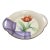 Noritake Hand-Painted Trinket Dish Featuring an Art Deco Floral Tulip Design For Sale