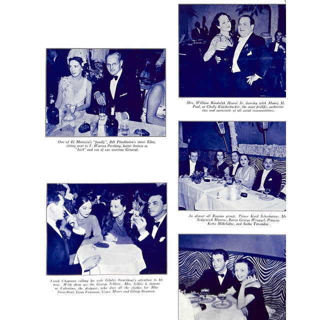 Paper "John Perona's El Morocco Family Album" 1937 Zerbe, Jerome [Photographs By] For Sale - Image 7 of 9