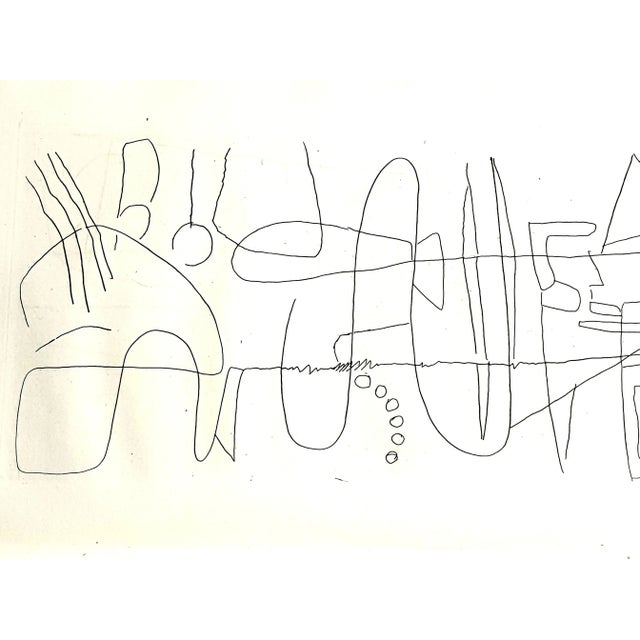 André Lanskoy - Composition - Original Etching 1960 For Sale - Image 3 of 6