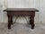 Early 20th Century 20th Century Spanish Carved Table with Iron Stretchers and Drawer For Sale - Image 5 of 18
