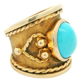 Example of Etruscan Revival Cocktail Rings