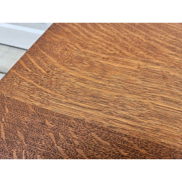 Wood Antique Oak Stick and Ball Low Side Table or Stand For Sale - Image 7 of 16