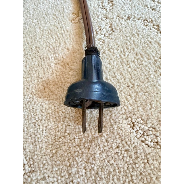 Antique Rembrandt Art Deco Gold Floor Standing Bridge Arm Lamp 63" Green Spacers For Sale - Image 9 of 11