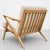 Mid Century Modern Oak Lounge Chair – Handcrafted Sculptural Armchair For Sale - Image 10 of 13
