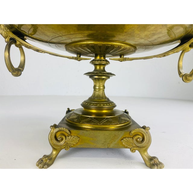 Metal 19th Century Grand Tour Classical Italian Bronze Compote. For Sale - Image 7 of 11