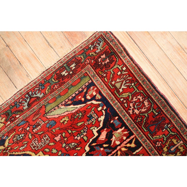 Antique Persian Sarouk Ferehan Scatter Rug - 3'5" x 4'10" For Sale - Image 9 of 10