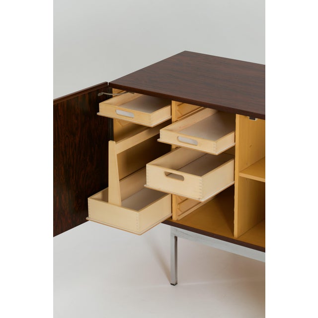 B40 Minimalist Sideboard in Rosewood by Dieter Wäckerlin for Behr, 1950s For Sale - Image 6 of 14