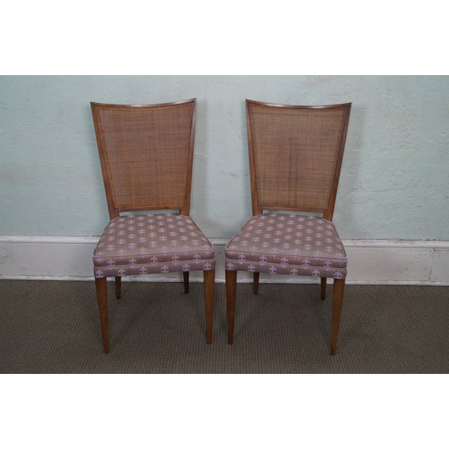 Mid Century Cane Back Dining Chairs 6 Chairish