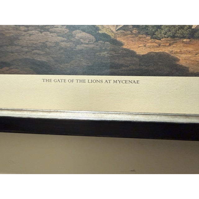 Early 20th Century Edward Dodwell Prints of Ancient Mycenae and Tiryns, Greece, Framed in Museum Glass - a Pair For Sale - Image 10 of 18
