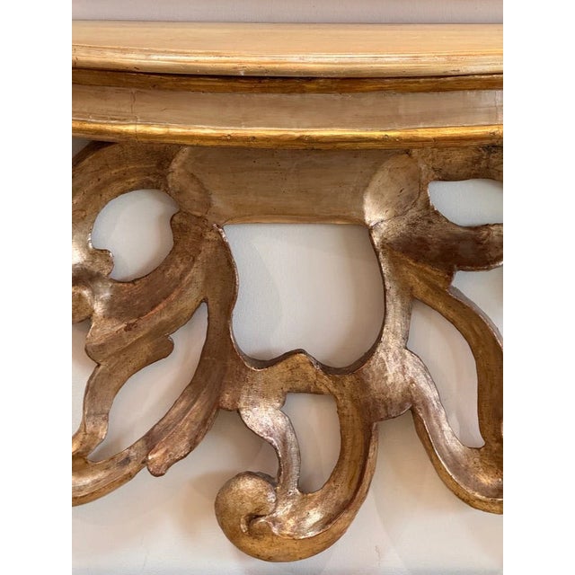 18th Century Pair of Fine 18th Century Italian Carved Console Tables For Sale - Image 5 of 8
