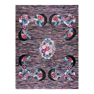 Early 20th Century American Hooked Rug ( 9'1" x 12'3" - 277 x 373 ) For Sale