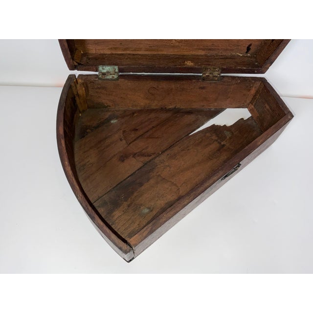 Ebony Ships Navigators Octant in Box For Sale - Image 11 of 12