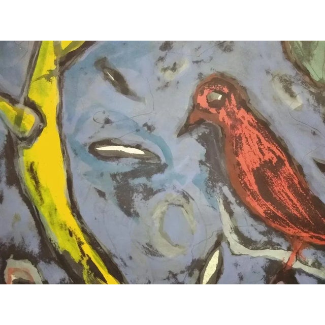 Paco Simon, Composition, 1985, Painting on Paper For Sale - Image 4 of 7