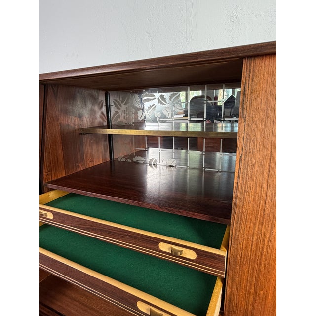 Rosewood Highboard from ES Møbler Silkeborg, Denmark, 1960s For Sale - Image 6 of 9