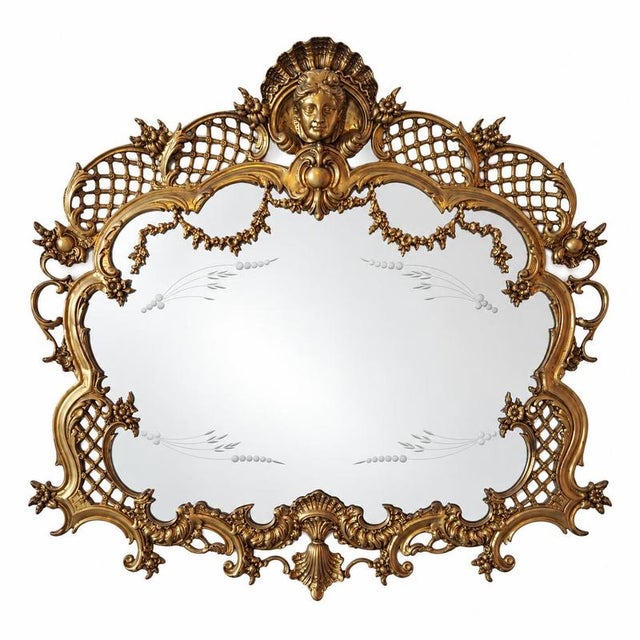 Louis XV Bronze Mirror For Sale - Image 9 of 9