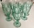 Glass Vintage Libbey 'Gibralter' Tall Goblets-Set 8-'Spanish Green' For Sale - Image 7 of 7