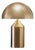Large Atollo Metal Satin Gold Table Lamp by Vico Magistretti for Oluce For Sale