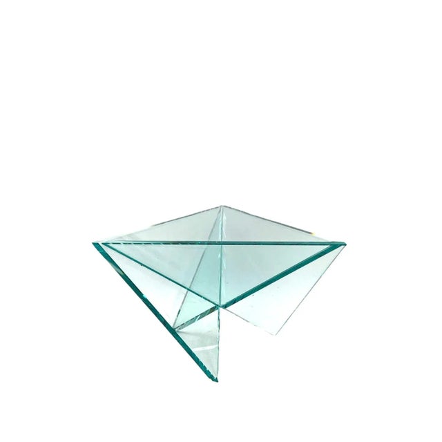 Postmodern Molded Glass Bowl / Centerpiece, Rsvp Italy 1980s For Sale - Image 6 of 12