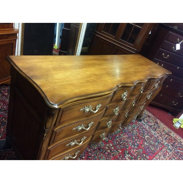 French Provincial Vintage French Provincial Dresser, 16 Drawer Dresser For Sale - Image 3 of 17