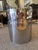 Contemporary Vintage Round Dining Table W/Chrome Base For Sale - Image 3 of 5