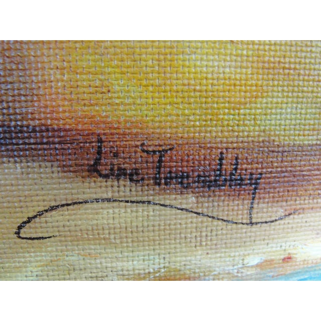 Lise Tremblay Thaychi Oil on Board Painting Chairish