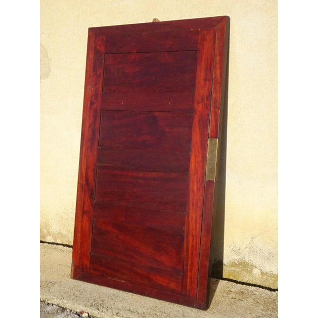 Large Antique Mirror with Flamed Mahogany Frame, 1890s For Sale - Image 10 of 17